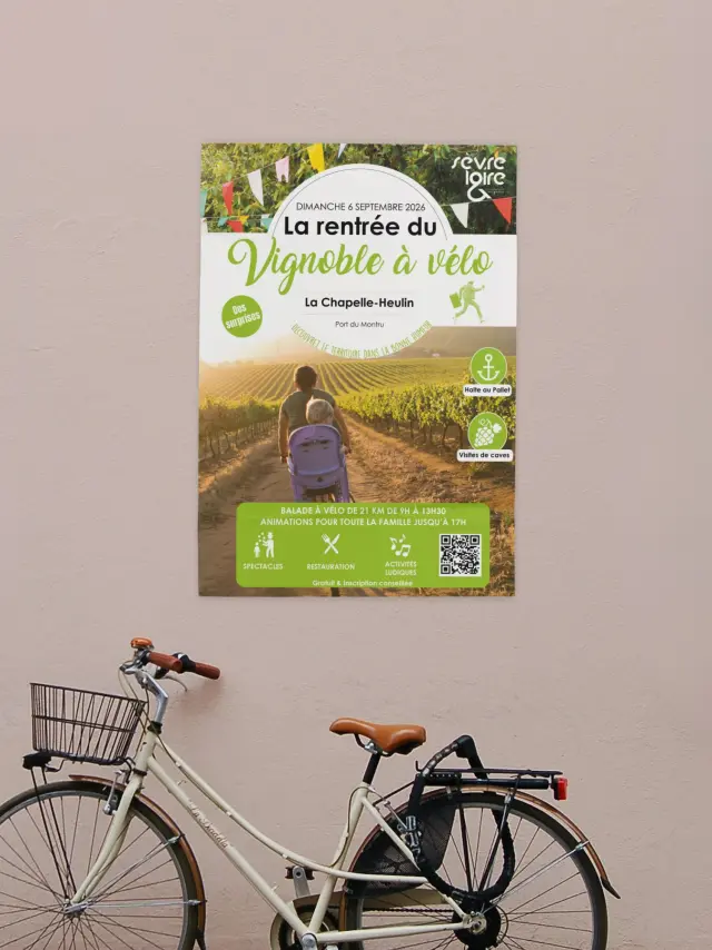 Affiche Rentree Vignoble Velo