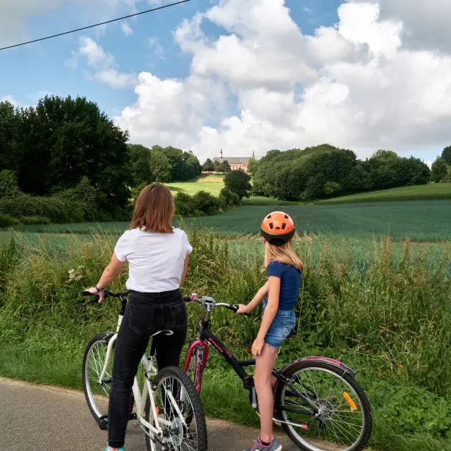 Abbaye Du Mont Des Cats à vélo
