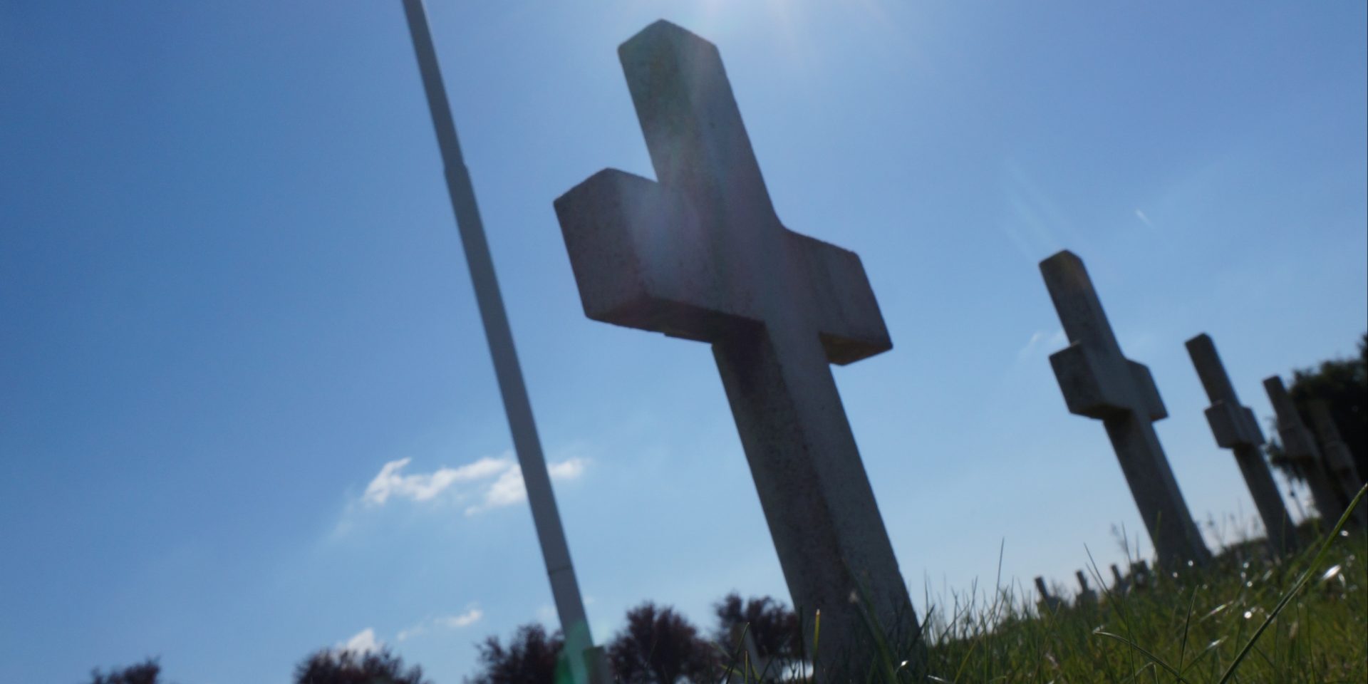 Tombe d'un soldat français à la Nécropole de la Targette