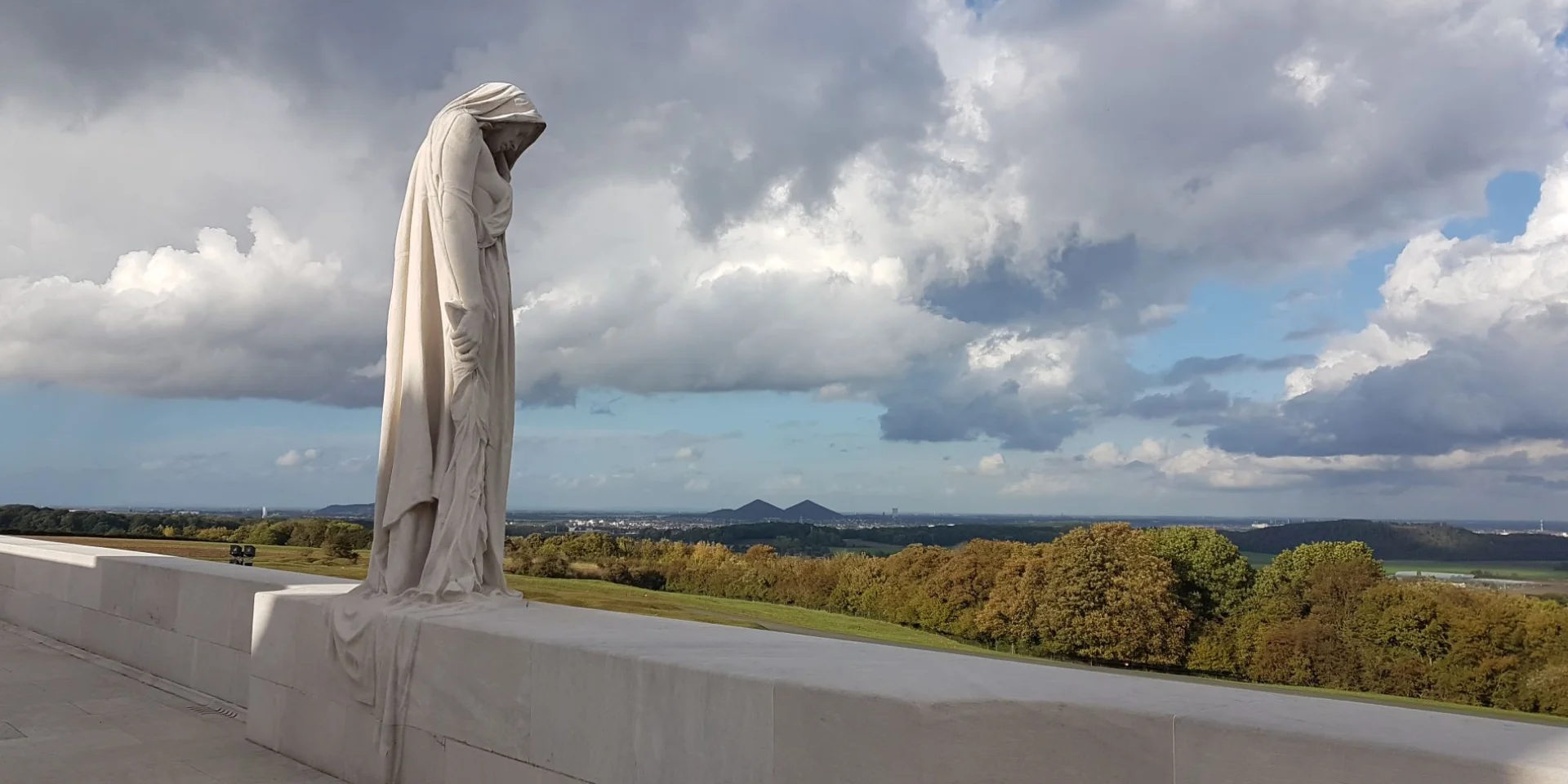 Mother Canada mourning sculpture at Vimy Memorial