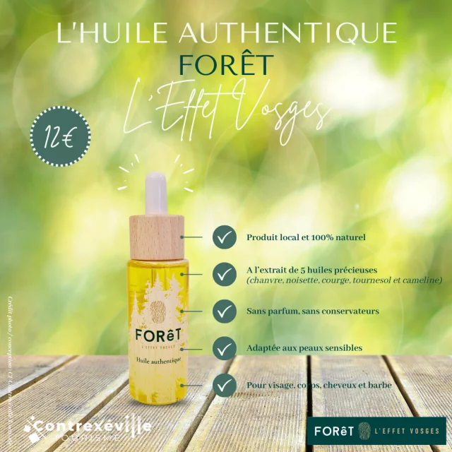 Huile Authentique Forêt l'Effet Vosges