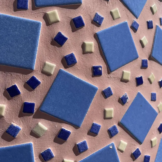 Mosaique des colonnades de la galerie thermale de Contrexéville