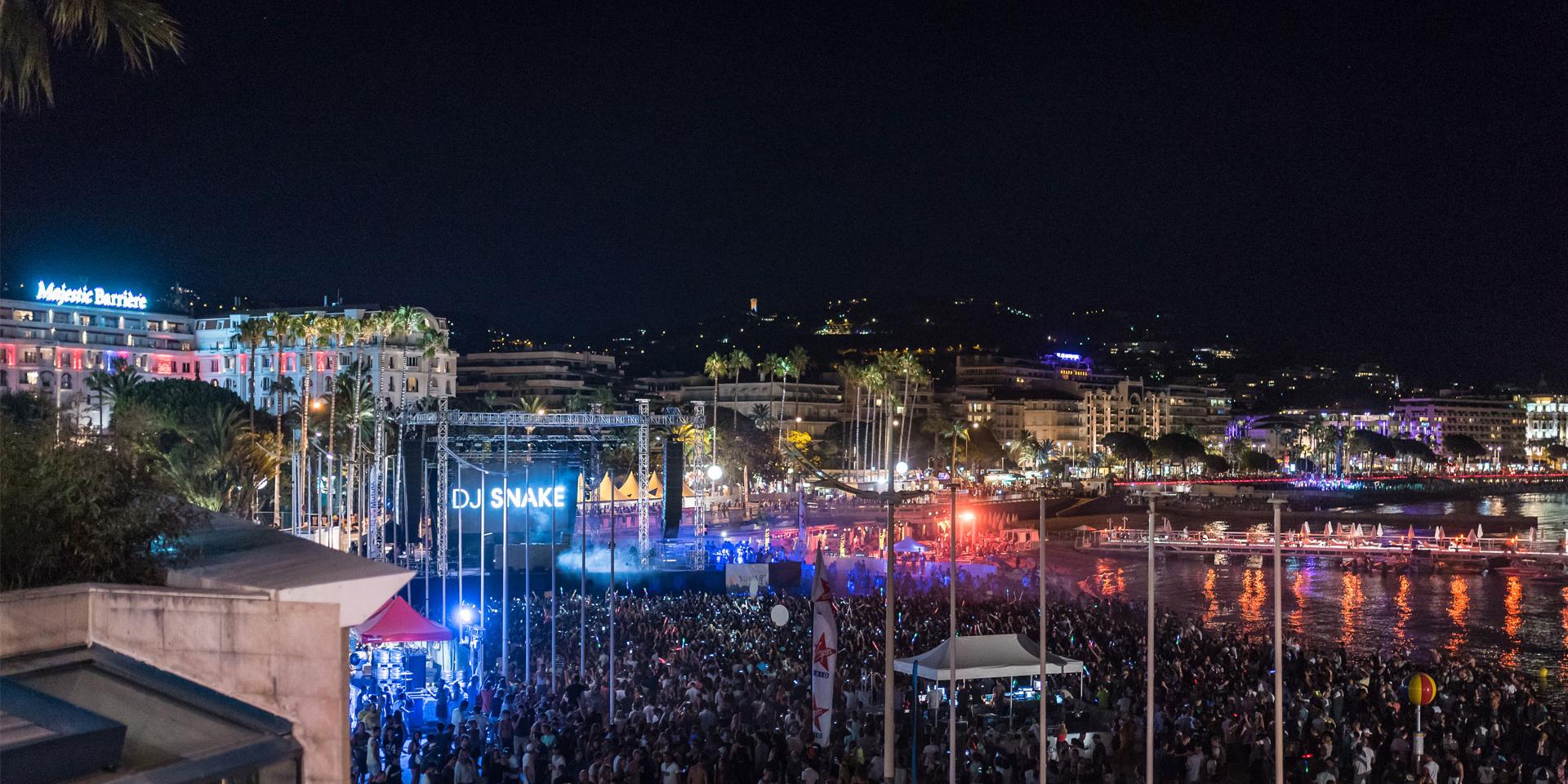 Spiagge elette di Cannes
