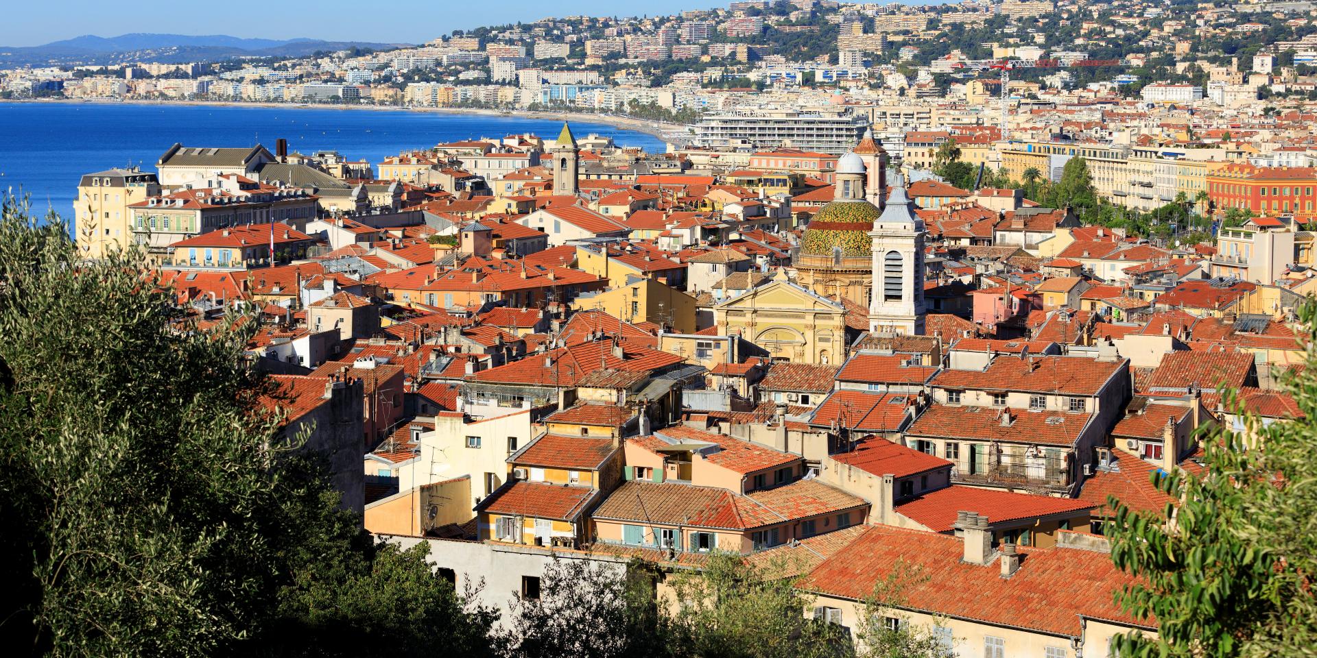 Vue panoramique de Nice