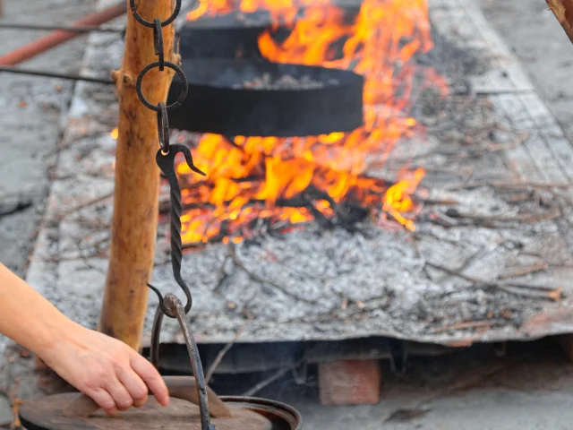 Châtaignes grillées