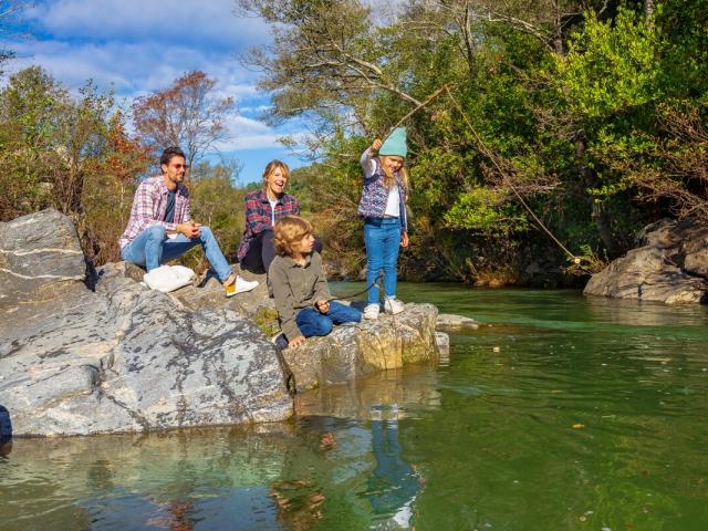 Balade en famille en automne