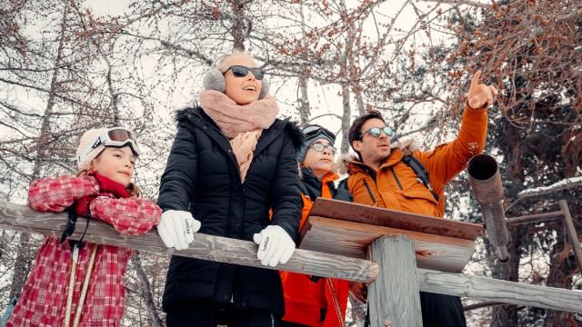 Sentiero planetario Valberg inverno