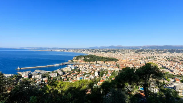 Panorama von Nizza Côte d'Azur