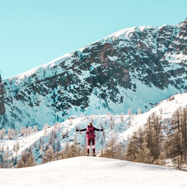Casterino Wandern Berg Winter