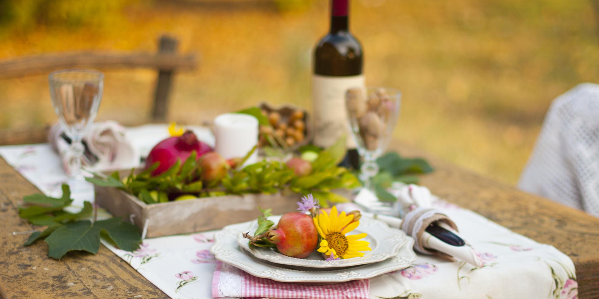A table avec Bienvenue à la ferme