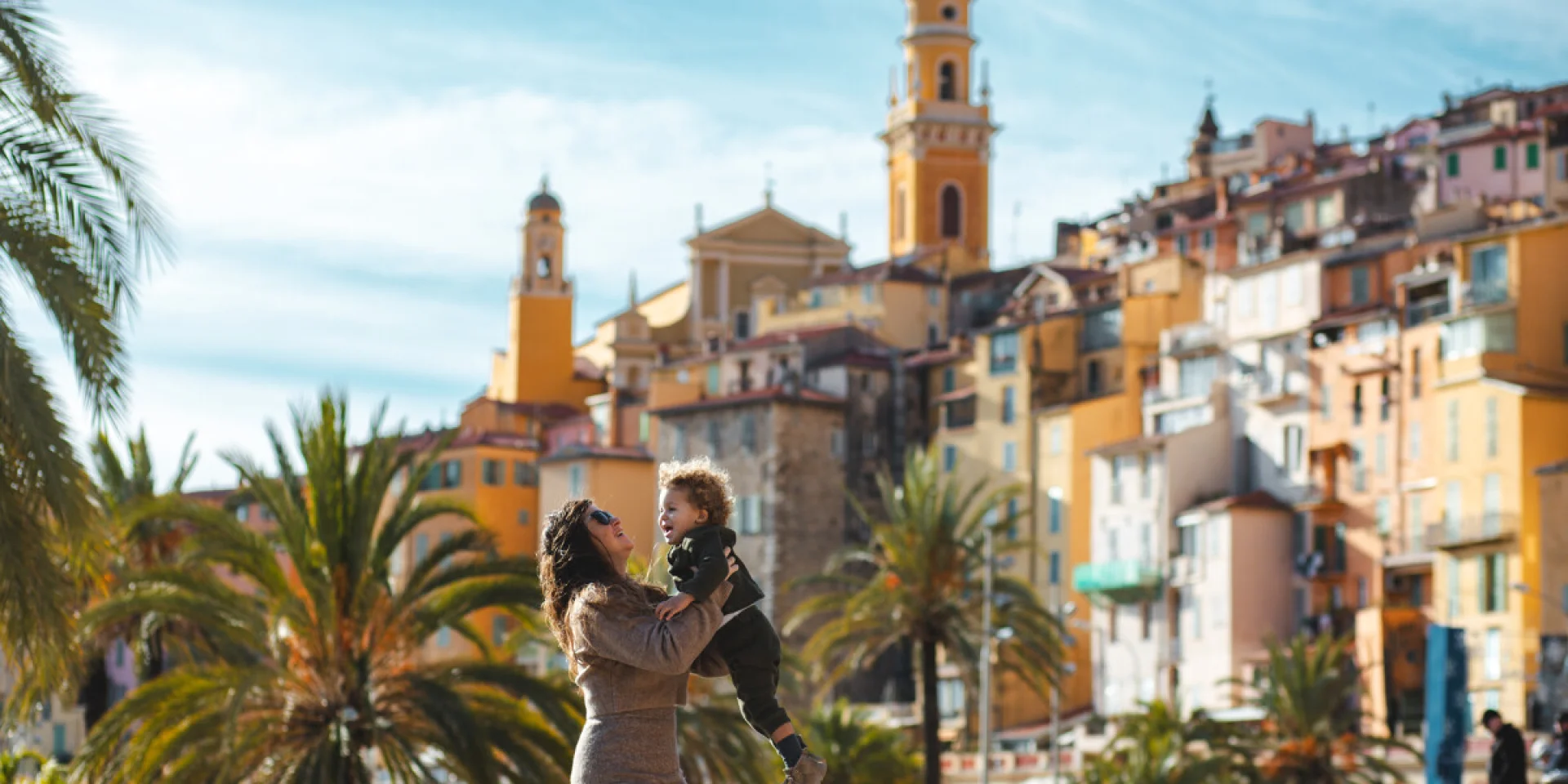 Famiglia in Menton Riviera & Merveilles