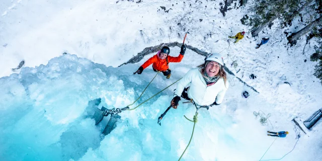 Climbing Ice Climbing Cote D'Azur France Isabellefabre
