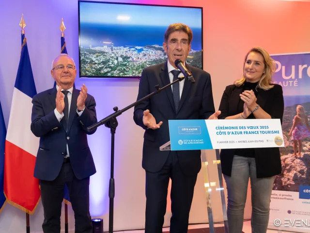 Cérémonie des vœux Côte d'Azur France Tourisme