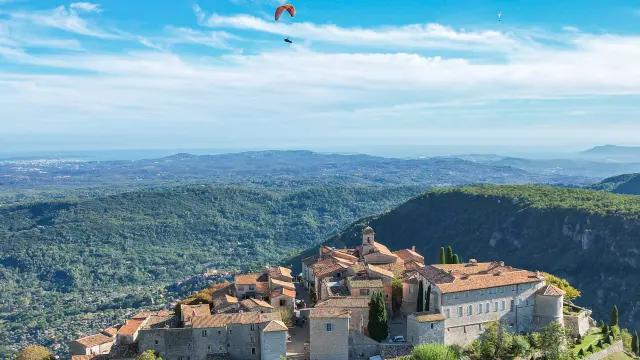 Gourdon, village perché et écrin de verdure sur la Côte d’Azur