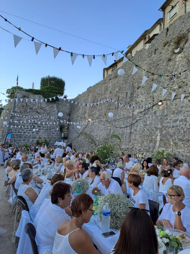Picnic bianco per l'agenda ruotata Apidae