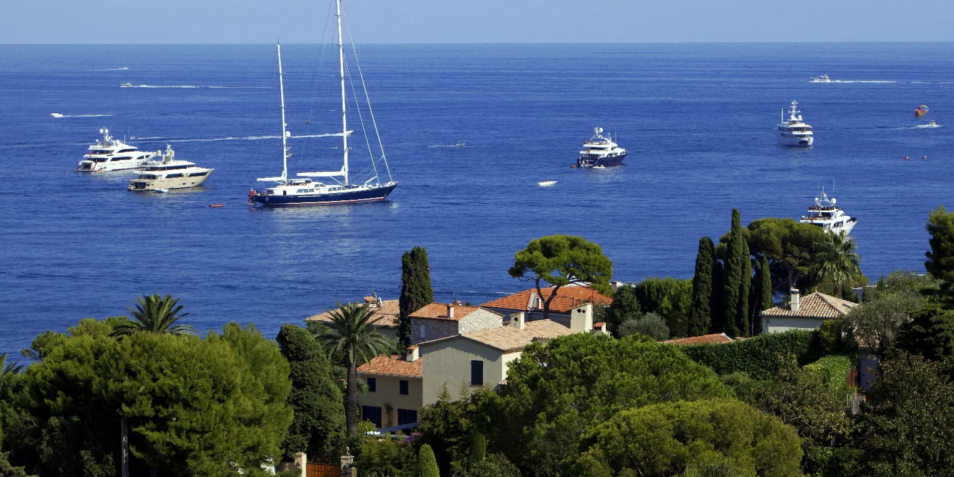 Vue panoramique sur la Méditerranée à Saint-Jean-Cap-Ferrat : entre mer et nature
