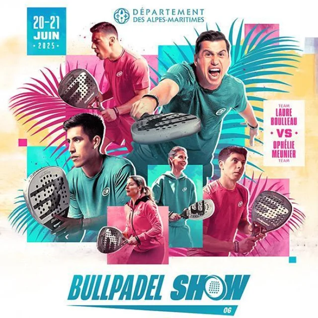 Bullpadel Show 2025 dans les Alpes-Maritimes : le padel à l’honneur les 20 & 21 juin
