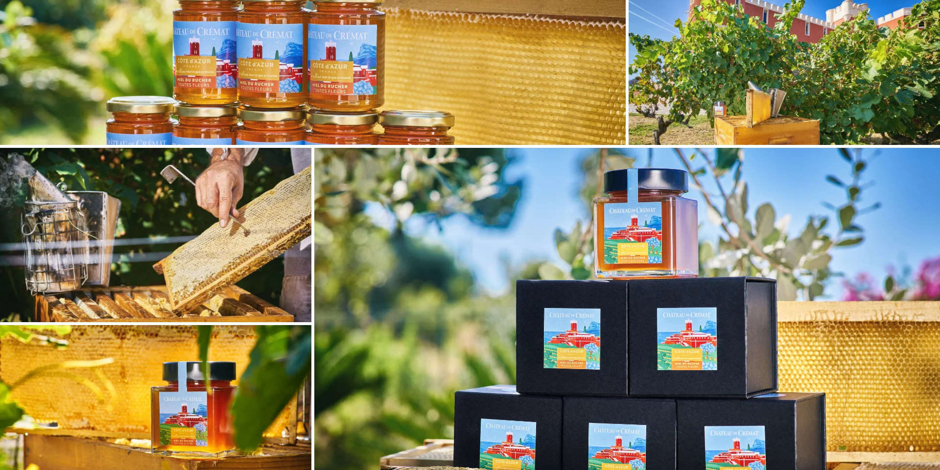 Nouvelle entreprise partenaire, Château de Crémat lance son miel Côte d'Azur France