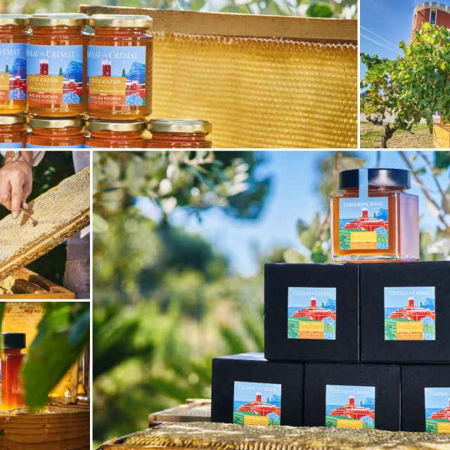 Nouvelle entreprise partenaire, Château de Crémat lance son miel Côte d'Azur France