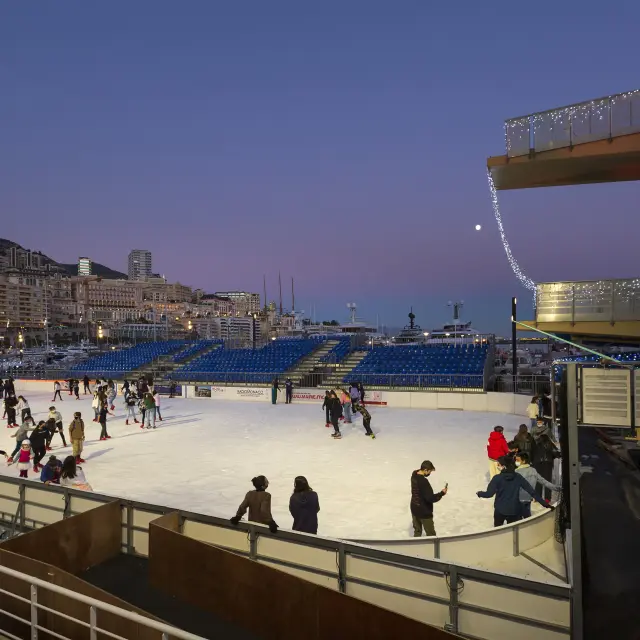 La Patinoire de Noël de Monaco