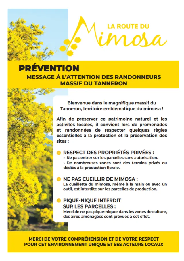 Route Mimosa Prevention