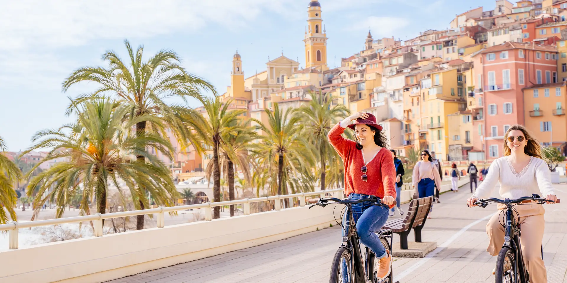 Balade en Velo sur le littoral de Menton