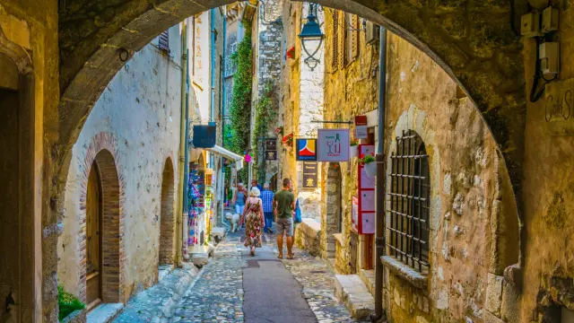 Saint-Paul de Vence, Côte d'Azur, France.