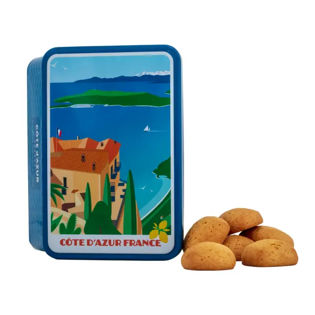 Boîte de palets au citron Biscuiterie d'Azur et Côte d'Azur France Tourisme