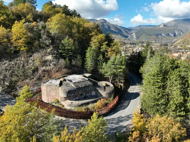 17fi082261 Sospel - Grande opera di Saint Roch Maginot - Crediti: J.C. Fayet
