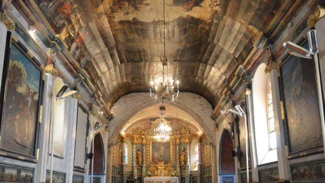 L'église de Lévignacq et son plafond peint | Côte Landes Nature