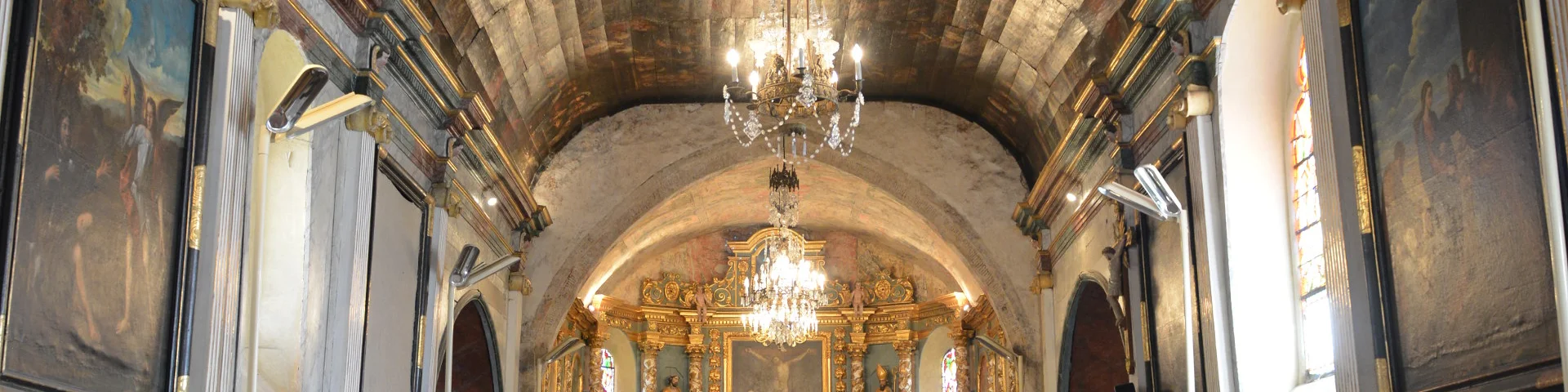 L'église de Lévignacq et son plafond peint | Côte Landes Nature