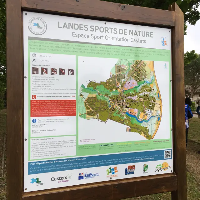 Parcours Course d'orientation à Castets