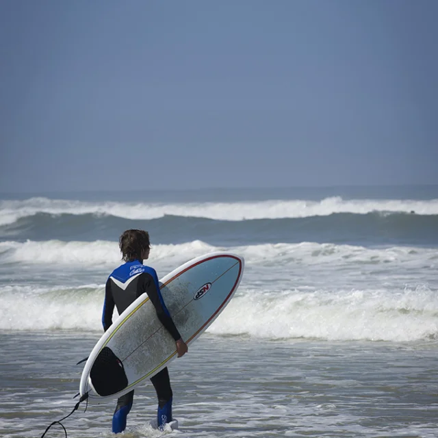 Surf sur les plages de Côte Landes Nature