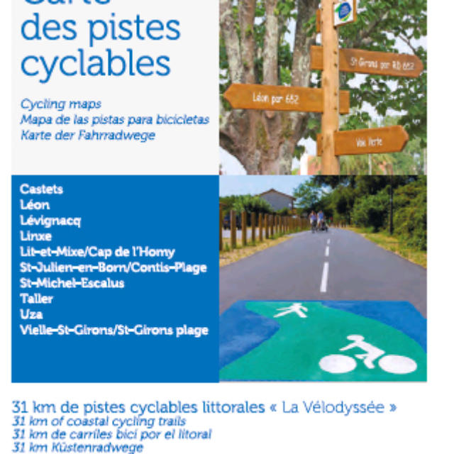 Carte 2018 | Côte Landes Nature Tourisme