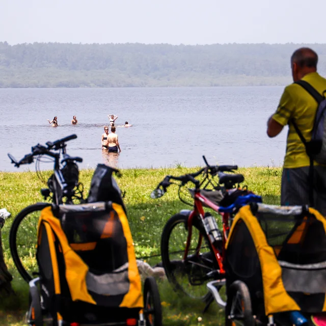 Lac de Léon et Balade en vélo : perfect combo !