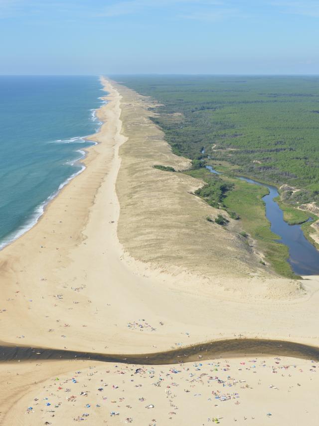 L'embouchure du Courant d'Huchet | Côte Landes Nature Tourisme