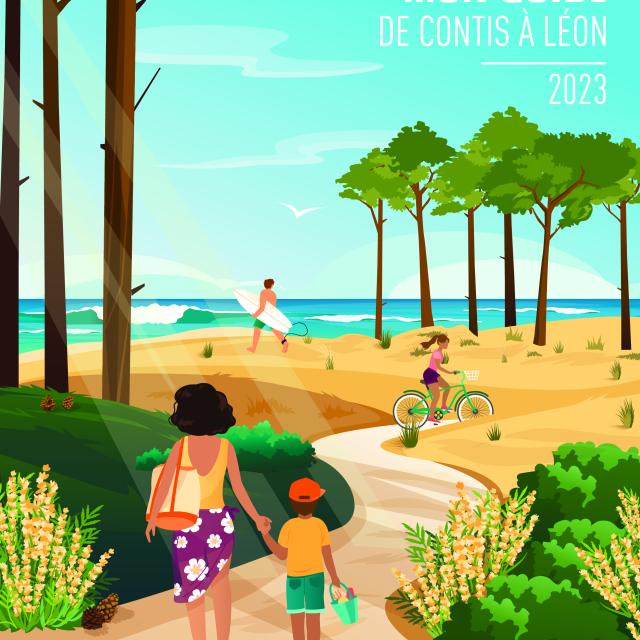 Mon Guide 2023, de Contis plage au Lac de Léon, pour organiser vos séjours en Côte Landes Nature