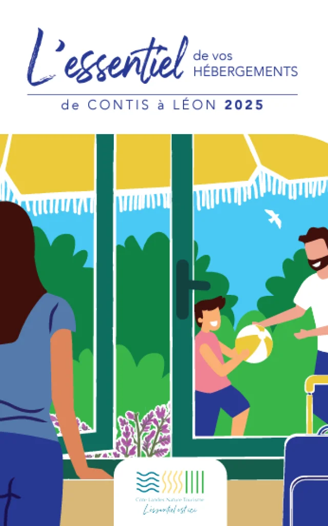 Couv Guide des hébergements 2025 de Contis à Léon