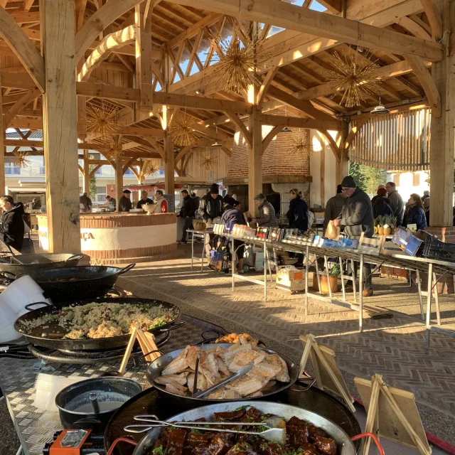 Marché traditionnel à Linxe, les mardis et vendredis