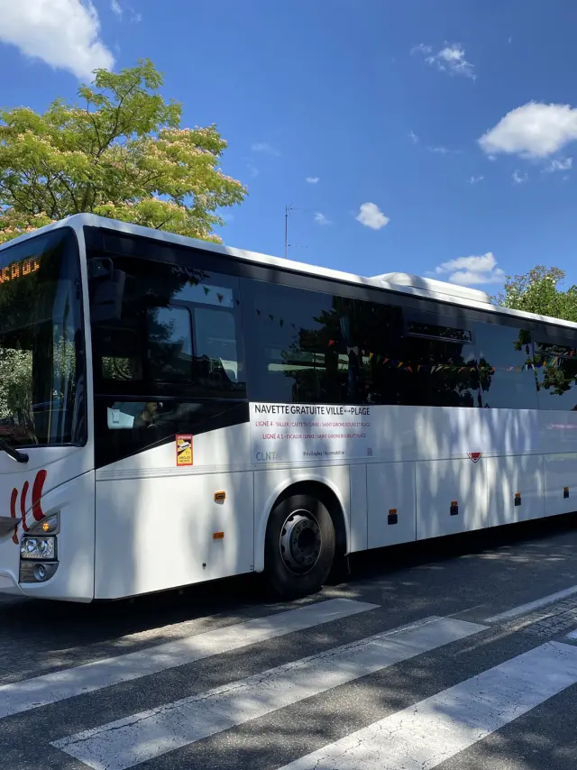 Navette CLN ville-plage à VIelle Saint Girons