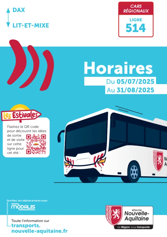 Affiche Horaires Car 514