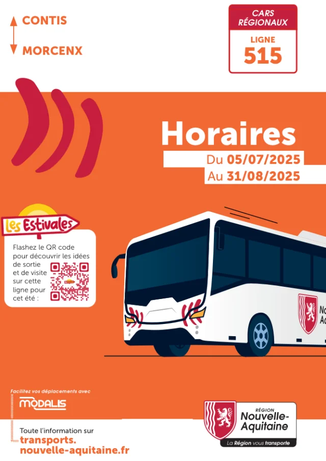 Affiche Horaires Car 515