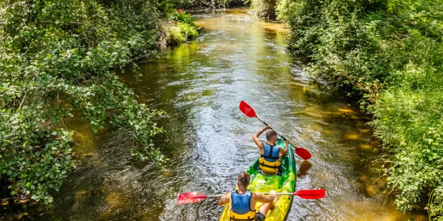 Canoë sur la Palue à Castets
