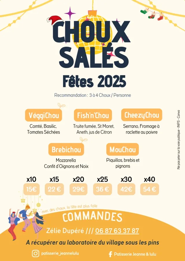 Festichoux 2026 de Jeanne&Lulu, les salés