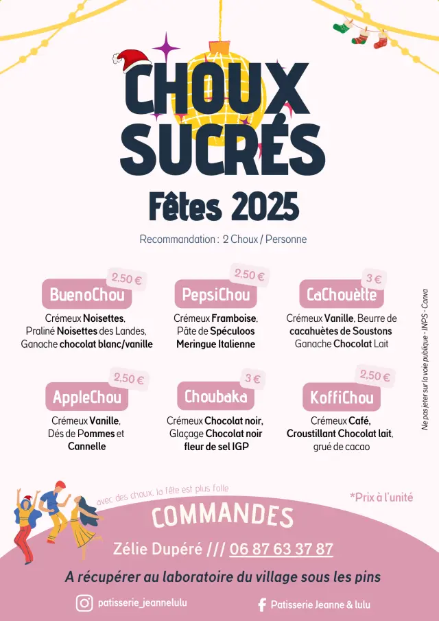 Festichoux 2026 de Jeanne&Lulu, les sucrés