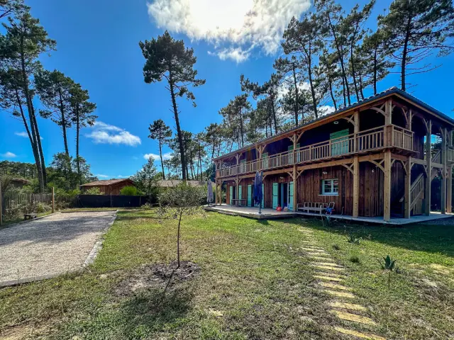 Maison dans les pins à Lit-et-Mixe