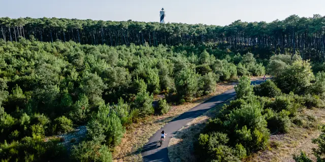 Piste cyclable Contis