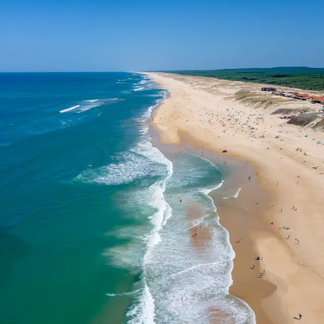 Courant de Contis et plage