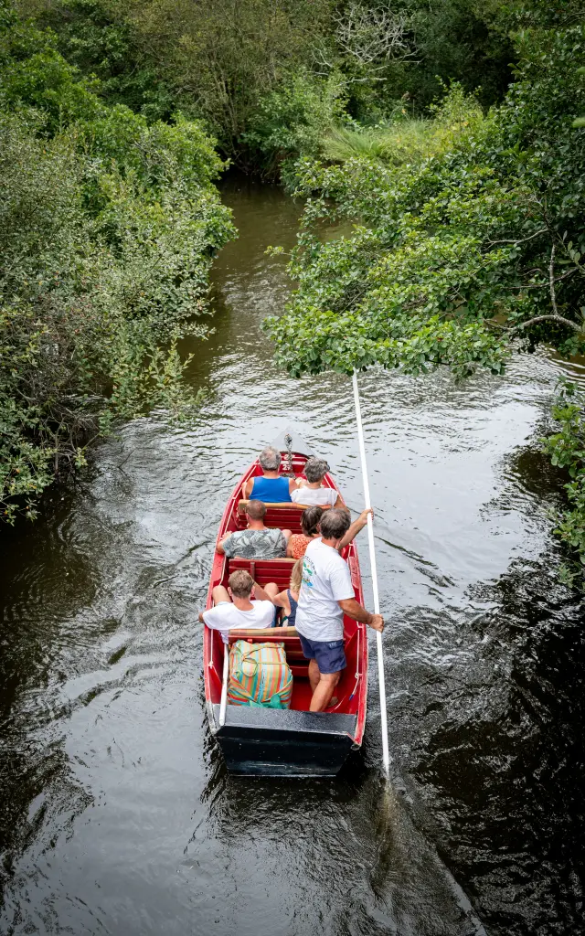 Balade sur le Courant d'Huchet avec les Bateliers