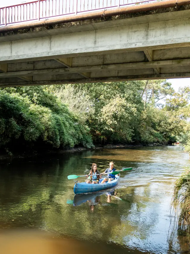 Canoé sur le Courant de Contis